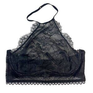 Victoria's Secret Midnight Lace Halter Bralette